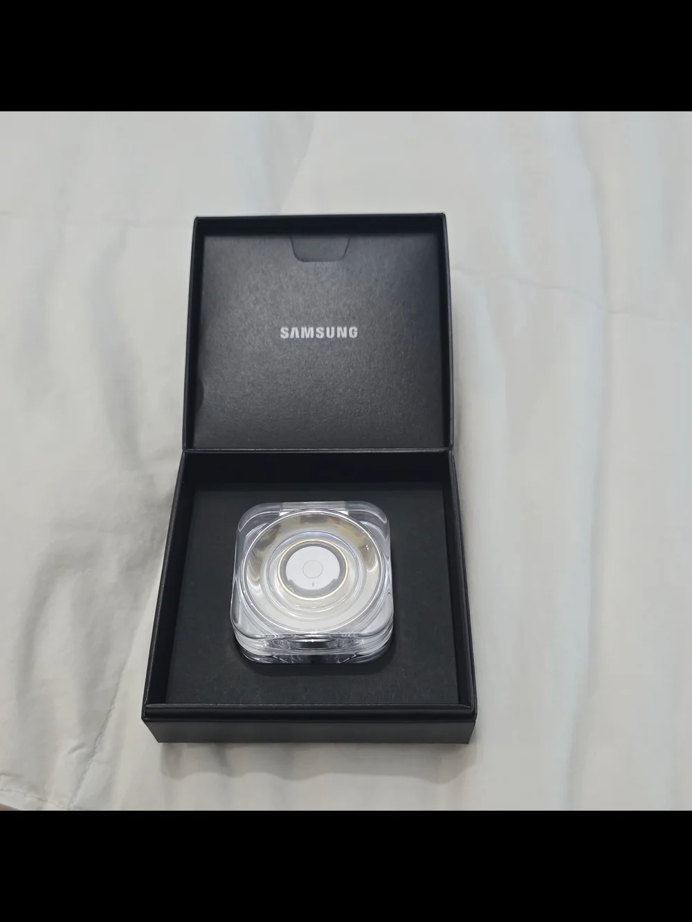 Samsung Galaxy Ring Size 7 - Black with Gold Ring Accent